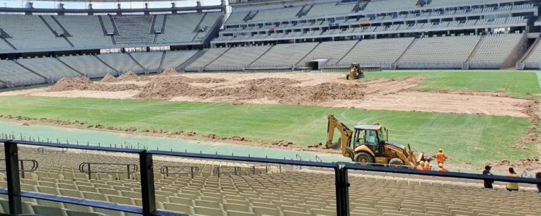 Reforma do gramado da Arena Castelão deve ficar pronta para o primeiro Clássico-Rei de 2020