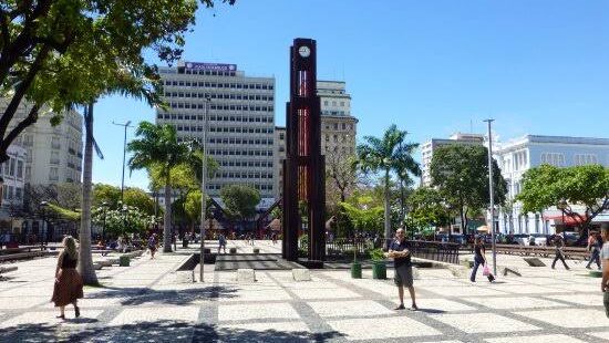 Praça do Ferreira, em Fortaleza, recebe posto de testagem gratuita para coronavírus