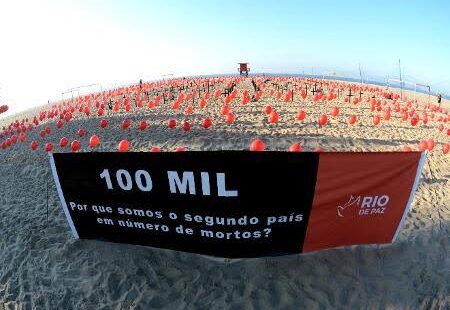 Brasil atingirá 100 mil mortes por Covid-19 neste fim de semana. OMS alerta que o País lidera número de óbitos pela pandemia no mundo