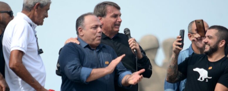 Participação de Pazuello em protesto com Bolsonaro no Rio gera reação no Exército e entre membros da CPI da Covid