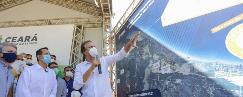 Praia do Cumbuco, em Caucaia, recebe investimento de R$ 85 milhões para rede de água e esgoto