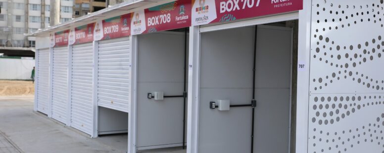 Novos boxes da Feirinha da Beira-Mar começam a ser entregues neste sábado