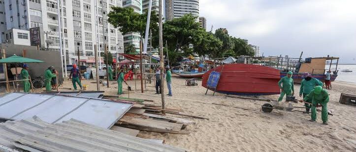 Prefeitura inicia a construção de 18 guarderias de pesca na nova avenida Beira-Mar