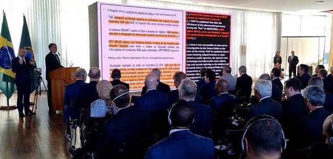 Mentiras de Bolsonaro sobre urnas causam reação negativa entre embaixadores e deixam transparecer “discurso de derrota”