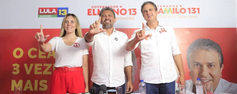 Após vitória em 1° turno, Elmano e Camilo acenam retomada de diálogo com o PDT para futuro governo