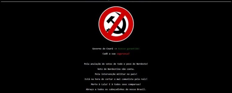 Hackers invadem sites do Governo do Ceará. Polícia Civil investiga o ataque