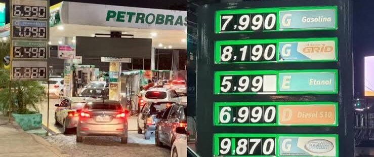 Procon Fortaleza apura abusos de postos de combustíveis que subiram os preços da gasolina acima do permitido