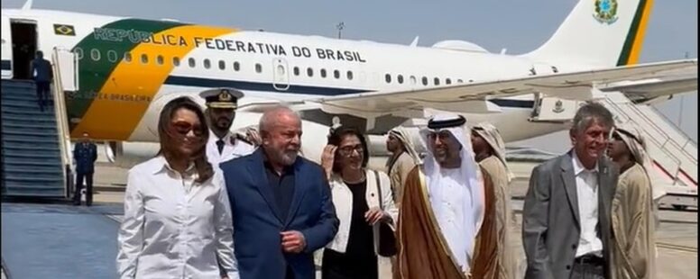 Lula inicia retorno ao Brasil com parada nos Emirados Árabes para novo contato comercial