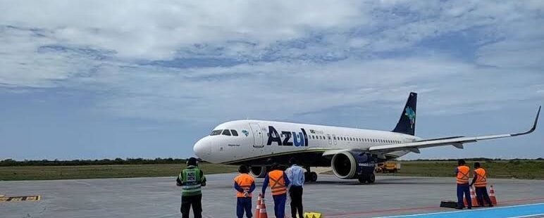 Azul retoma voos diários de Fortaleza para Juazeiro do Norte nesta terça-feira