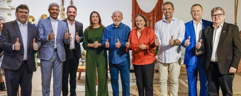 Após anúncio de investimentos no Ceará, Lula se reuniu com governadores do Nordeste em Fortaleza