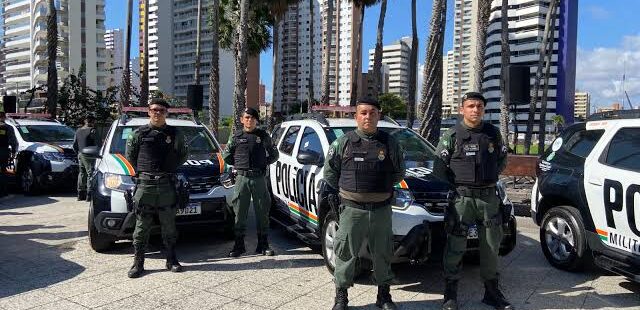 Segurança Pública do Ceará terá reforço de 1.100 policiais militares a partir da próxima semana