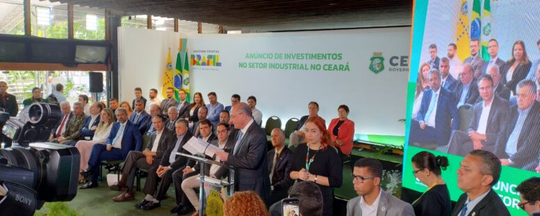 Alckmin e Elmano confirmam construção de polo automobilístico na Região Metropolitana de Fortaleza