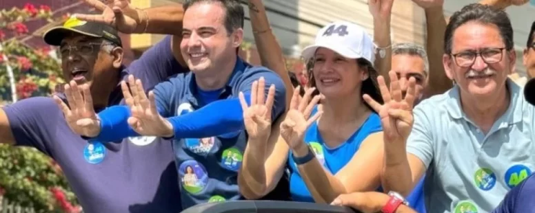 Capitão Wagner também participou de carreata e prevê aumento na bancada da Câmara Municipal