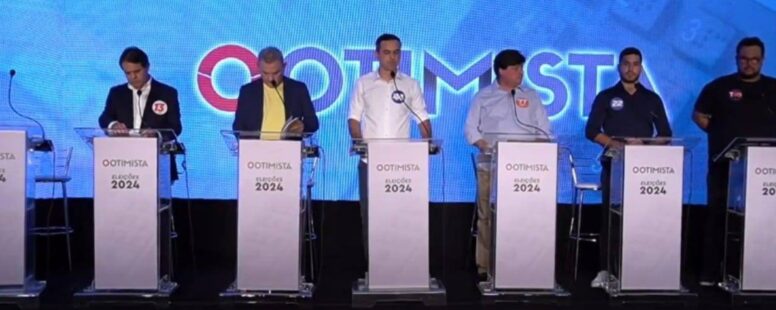 Após últimas pesquisas, candidatos à prefeito de Fortaleza mudam estratégia e direcionam ataques a adversários no debate da TV Otimista