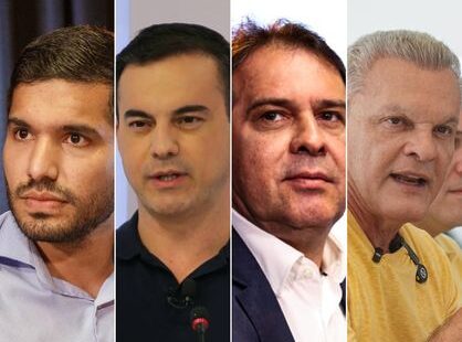 Pesquisa Datafolha aponta André Fernandes com 25%; Capitão Wagner tem 23%; Evandro Leitão com 19%  e Sarto somando 18%