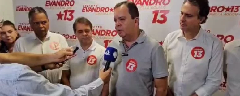 Deputados federais do União Brasil aderem à campanha de Evandro Leitão. Em Fortaleza, Capitão Wagner mantém apoio a André Fernandes
