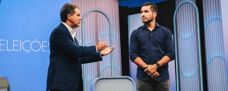 Em último debate na TV, Evandro e André revelam suas diferenças de projetos para os eleitores de Fortaleza