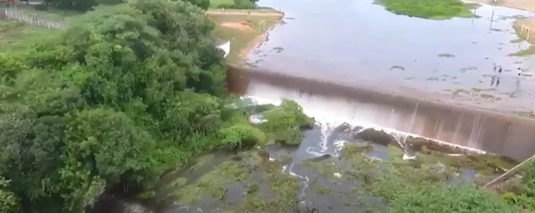 Com boas chuvas em março, Ceará já conta com 24 açudes sangrando no interior