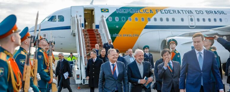 Lula chega à Rússia, defende multilateralismo e acordos de cooperação em Ciência e Tecnologia