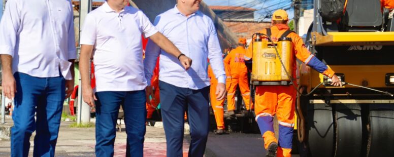 Prefeito Evandro Leitão lança programa para recuperação de 100km de vias de Fortaleza prejudicadas pela quadra chuvosa
