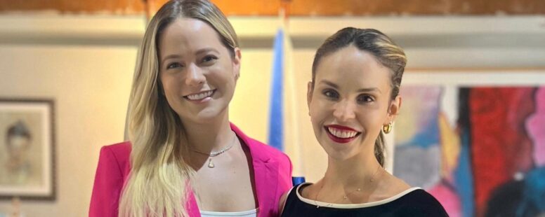 Vice-prefeita Gabriella Aguiar e Primeira-Dama da Assembleia Tainah Marinho se reúnem para articular parcerias em benefício de Fortaleza