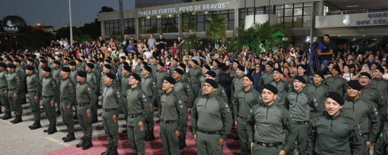 Nova turma com 175 policiais militares passa a reforçar patrulhamento em Fortaleza e Região Metropolitana