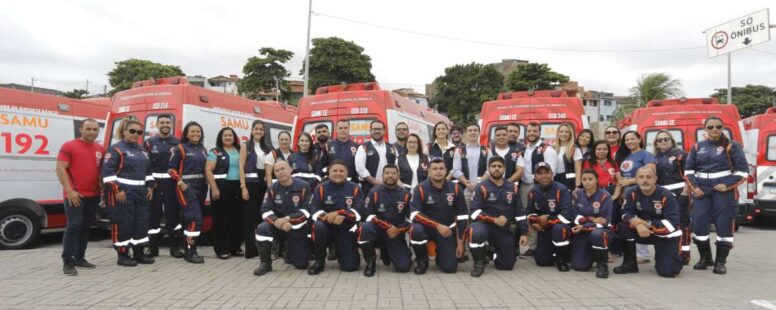 Samu Ceará recebe mais 25 ambulâncias para reforçar o atendimento à população no estado
