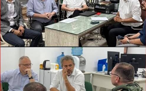 Após ataques em Sobral, Elmano de Freitas reúne cúpula da segurança pública no município, reforça policiamento e determina rigor para capturar atiradores