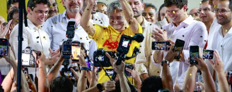 PSB filia sete novos prefeitos com a presença do presidente nacional do partido, João Campos. No evento, Cid Gomes reforça defesa de Júnior Mano para o Senado