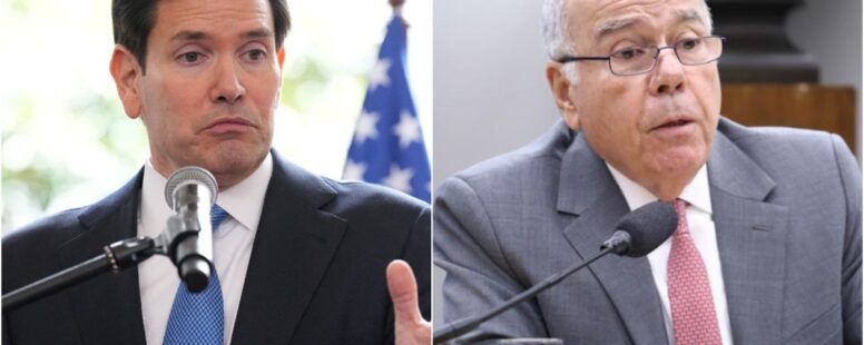 Ministro Mauro Vieira participa de reunião de negociação com secretário de Estado dos EUA, Marco Rubio, nesta quinta-feira