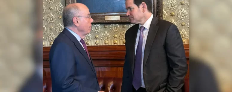 Mauro Vieira e Marco Rubio devem se reunir nesta quinta-feira em Washington para tratar de tarifaço contra o Brasil