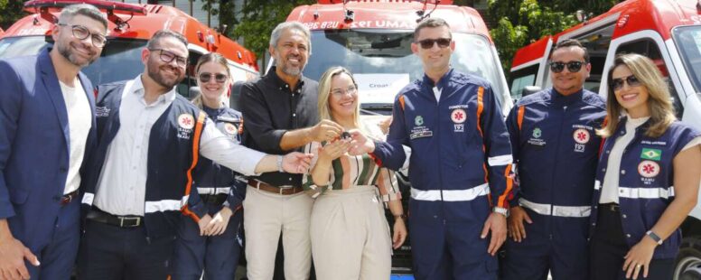 Mais 10 municípios cearenses recebem novas ambulâncias para reforçar atendimento do Samu 192 Ceará