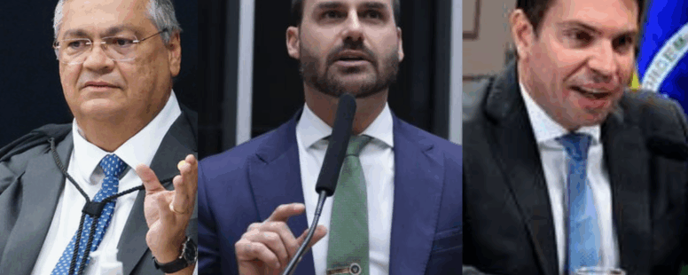 Ministro Flávio Dino manda Governo Federal suspender execução de emendas de Eduardo Bolsonaro e Alexandre Ramagem, que foi demitido da PF juntamente com Anderson Torres