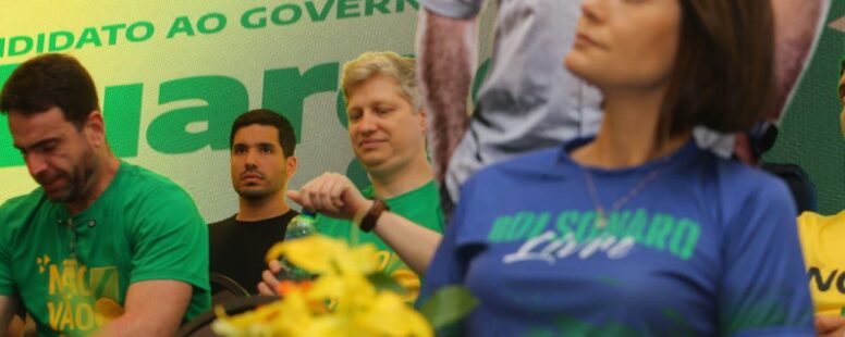 Em lançamento de pré-candidatura de Girão ao Governo do Ceará, Michelle Bolsonaro “enquadra” André Fernandes: “Ciro não”