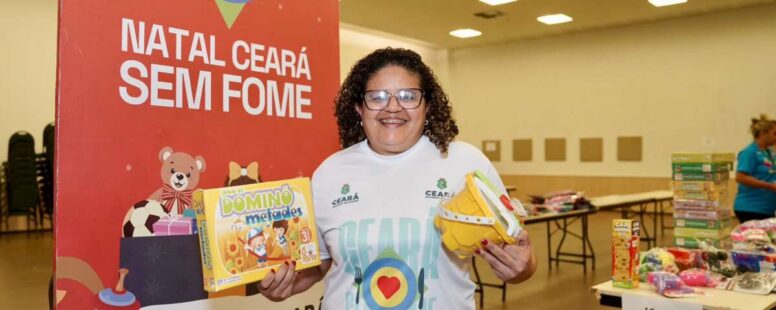 Campanha Natal Ceará Sem Fome inicia arrecadação e triagem de brinquedos no Centro de Eventos