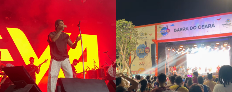 Sábado de Pré-Carnaval em Fortaleza teve Banda Eva na Barra do Ceará e Dudu Nobre na Praia de Iracema