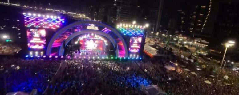 Festas de Réveillon no Ceará impulsionam turismo, com ocupação hoteleira de 95% e R$ 819,7 milhões gerados na economia. Em Fortaleza, Prefeitura comemora sucesso dos shows descentralizados