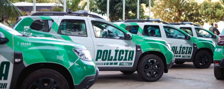 Novas viaturas semiblindadas da Polícia Militar do Ceará começam a circular nesta segunda-feira