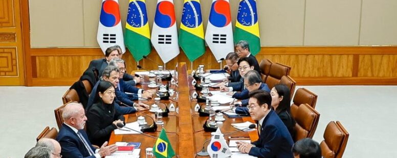 Lula inicia visita a Coreia do Sul e reforça parceria estratégica com a Ásia