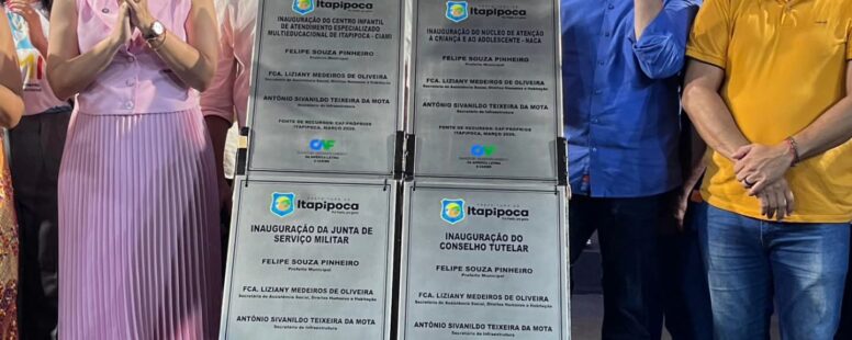 Itapipoca inaugura primeira etapa do Complexo Social com presença do presidente da Assembleia Legislativa, Romeu Aldigueri