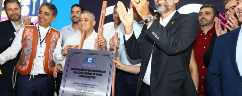 Elmano de Freitas prestigia inauguração da segunda unidade da AeC em Juazeiro do Norte com a geração de 2.500 novos empregos