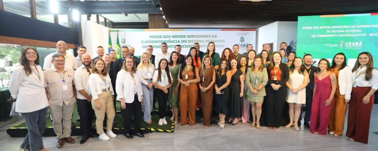 Governo do Ceará empossa 101 novos servidores da Seas e anuncia R$ 5,2 milhões em investimentos nos centros socioeducativos