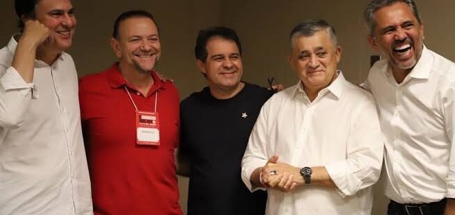 Lideranças cearenses participam de Congresso do PT em Brasília e confirmam candidatura de Elmano de Freitas à reeleição no Ceará