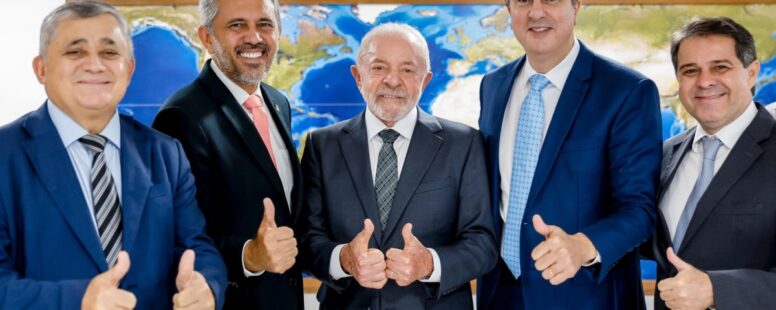 Lula recebe Camilo, Elmano, Evandro e Guimarães para definir últimos detalhes da chapa governista no Ceará