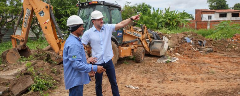Prefeito em exercício Leo Couto acompanha intervenções urbanas e autoriza novas obras em Fortaleza