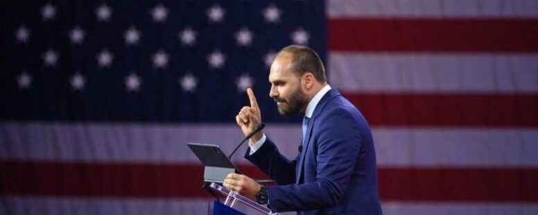 PGR pede ao Supremo Tribunal Federal condenação do ex-deputado Eduardo Bolsonaro por coação no processo que apura sua atuação nos EUA contra o Brasil