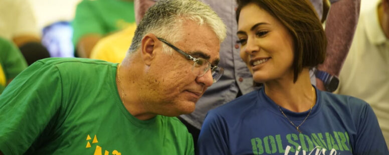 Michelle Bolsonaro e Eduardo Girão prometem não dar vida fácil a Ciro Gomes caso realmente seja candidato ao Governo do Ceará