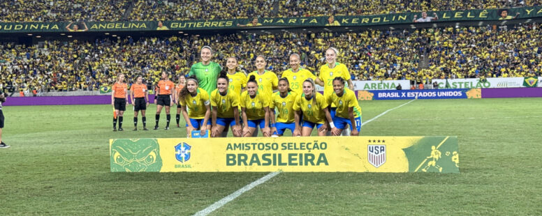 Arena Castelão passa no teste e registra 55 mil torcedores no amistoso da seleção brasileira feminina contra os EUA. Foi o maior público da história do futebol feminino no Nordeste
