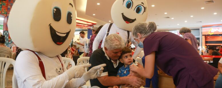 Prefeitura de Fortaleza reforça vacinação contra Influenza e Sarampo no período das férias escolares