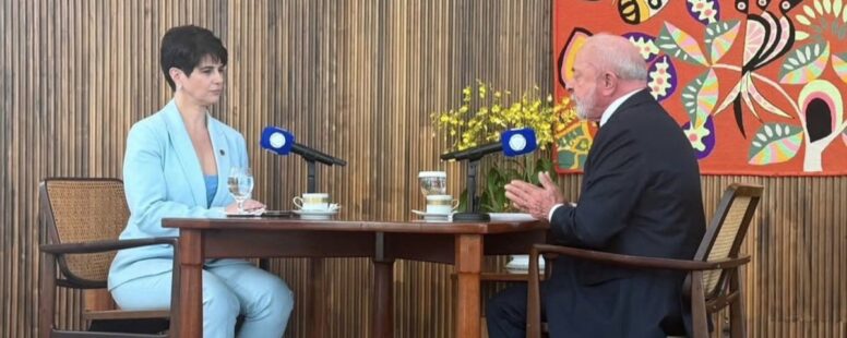 Ausência de favoritos esvazia primeiro debate presidencial na Band. Lula deu entrevista exclusiva à RecordTV no mesmo horário